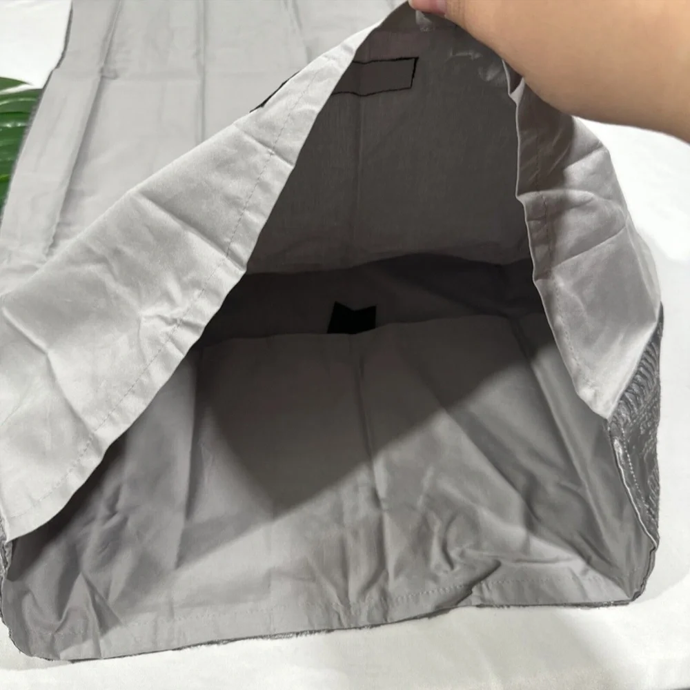 NIB $165‎ [ 1 Standard/Queen Sham ] Donna Karan Vapor Collection Grey
